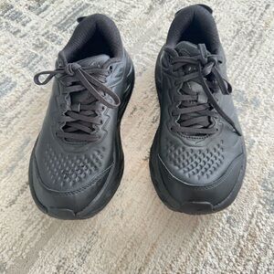 Hoka Black Slip Resistant Shoe